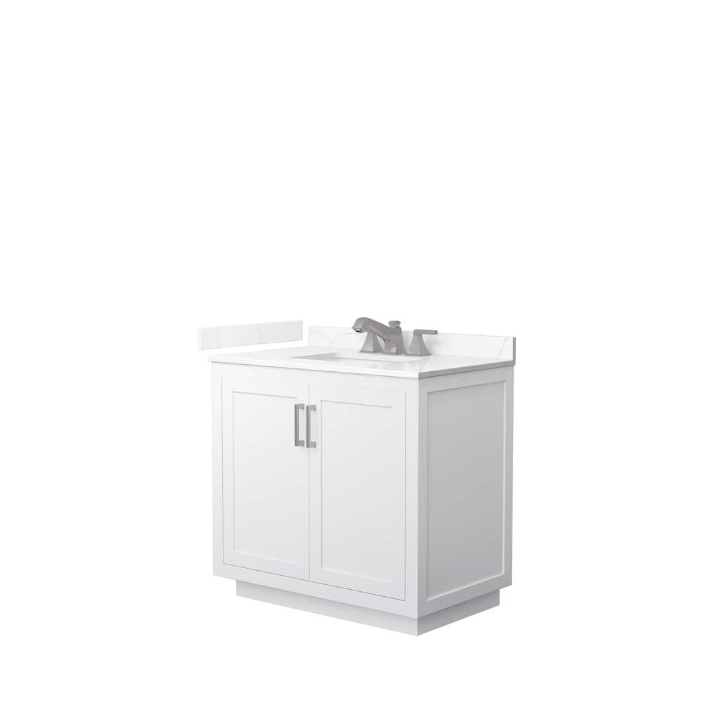 Miranda 36-inch Single Vanity, Quartz Top