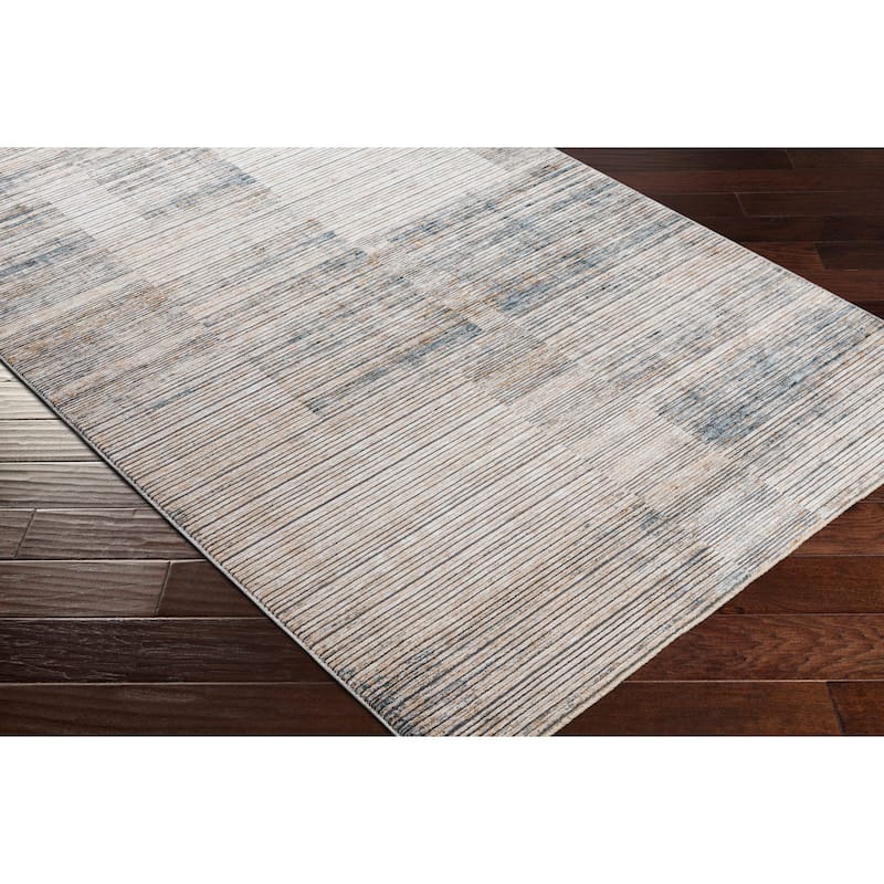 Artistic Weavers Wrexham Abstract Gray Blue Area Rug