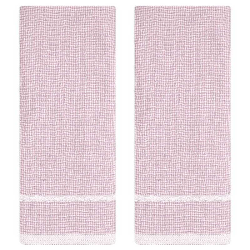 Bathroom Striped Decorative Hand Towel Set Cotton Face Towels Soft Absorbent for Spa, Bath, Gym, Kitchen