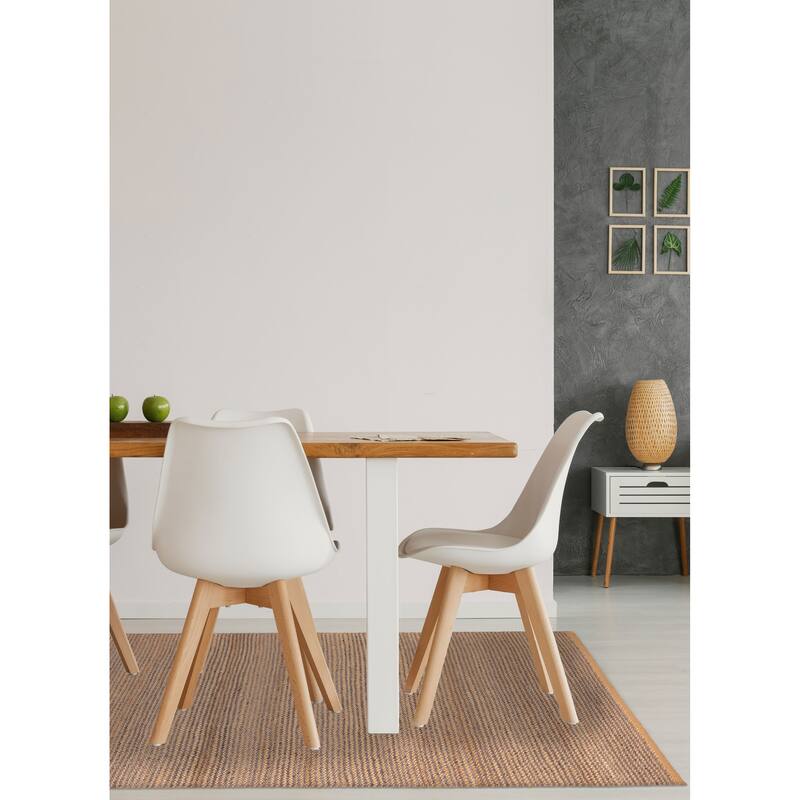 ECARPETGALLERY Flat-Weave Palas Denizli Tan Jute Kilim - 5'3 x 7'9