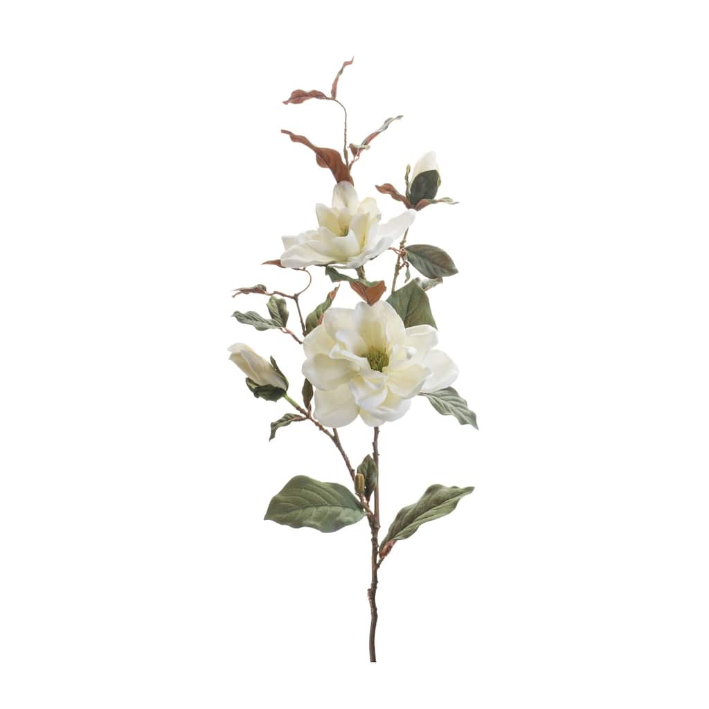 Magnolia Artificial Floral Sprays - 37.5" - Set of 2