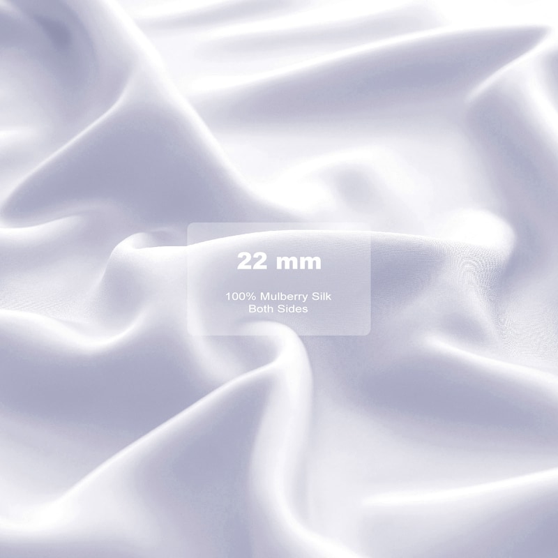 Wonderful 100% Pure Mulberry Silk Pillowcases - 2 Pack