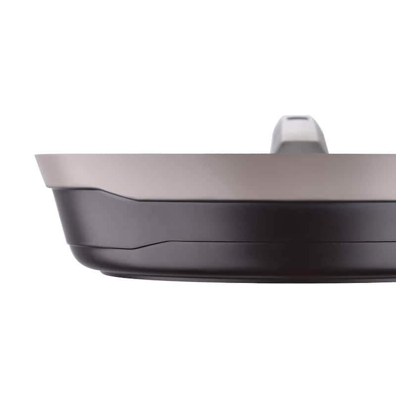 MasterPRO Gastro Titanium Collection 2-Piece Durable Cast Aluminum Fry Pan Set