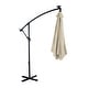 preview thumbnail 16 of 17, Glam 10-foot Solar LED & UV 50+ Cantilever Umbrella (No Base)