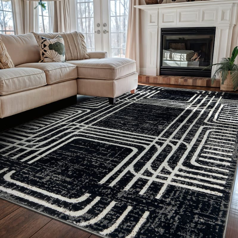 Geometric Bohemian Area Rug
