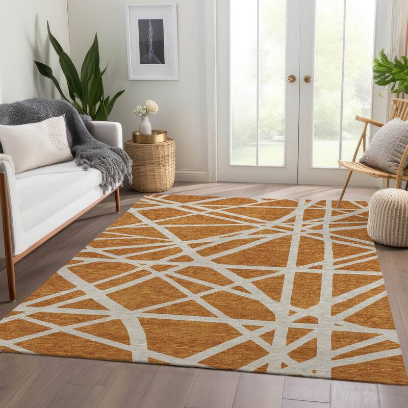 Premium Washable Super Soft Contemporary Harvey Mayfield Rug