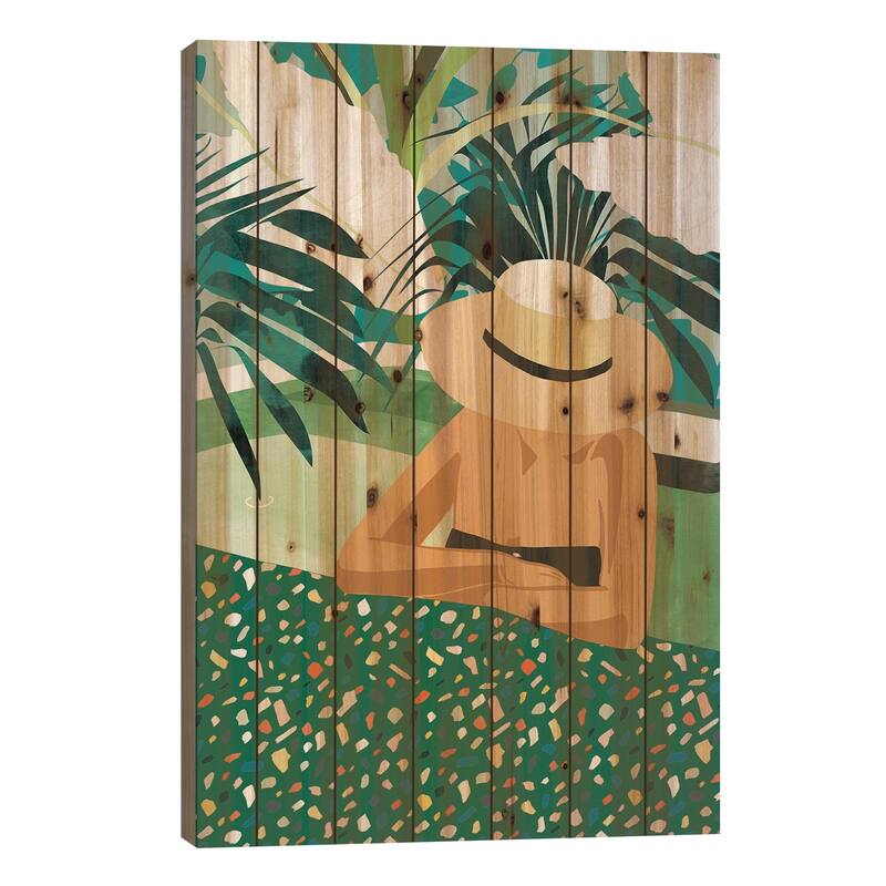 Chill Print On Wood by 83 Oranges - Multi-Color - 40x26x1.5