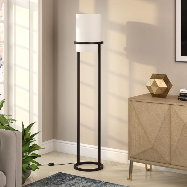 slide 2 of 13, Carson Carrington Safsbyn Blackened Bronze Floor Lamp Blackened Bronze