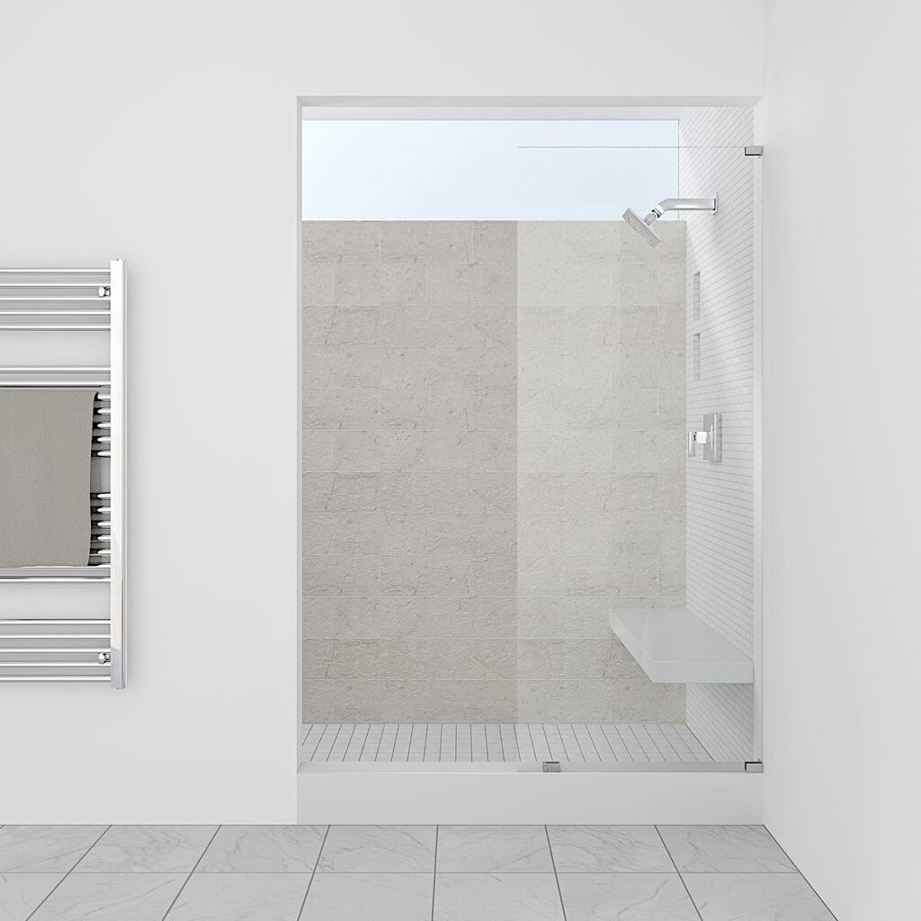 Symphony Shower Doors 29.50" x 80" Single Panel Frameless Shower Screen