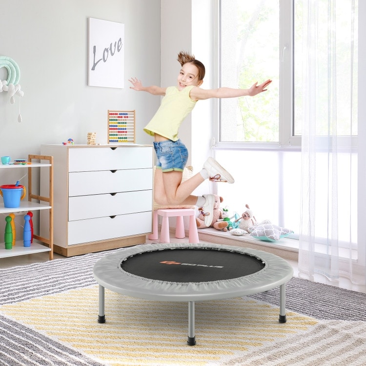 Collapsible trampoline top