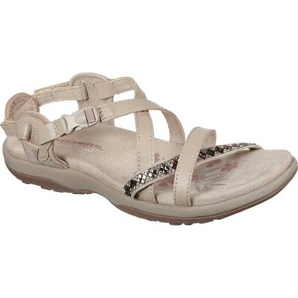 skechers womens reggae slim strap sandals