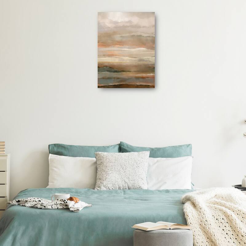 Washed Sunset II By Studio Arts Canvas Art Print