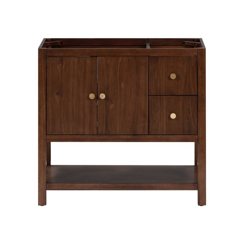 Avanity Zoe 36 in. Vanity Only in Walnut finish