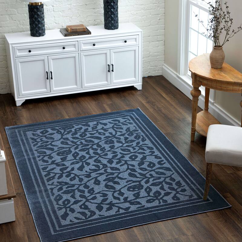 Mohawk Home Wellington Botanical Machine Washable Area Rug