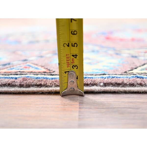 Shahbanu Rugs Toadstool Purple, Natural Dyes, Dense Weave, Hand Knotted ...