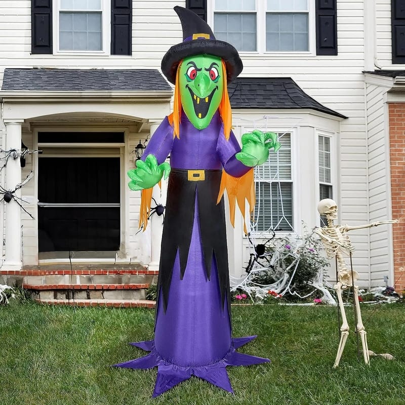 12 FT Halloween Inflatable Witch