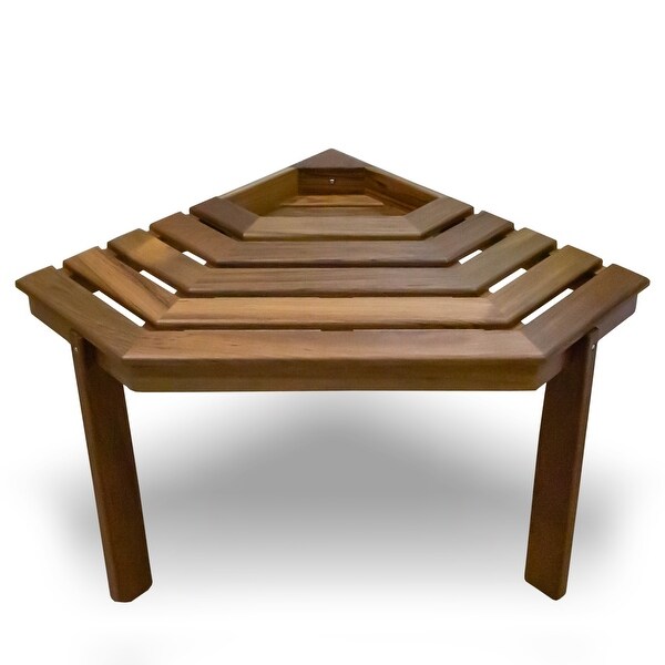 Teak corner shower bench on sale bed bath and beyond