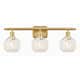 Option Satin Gold / White Mouchette
