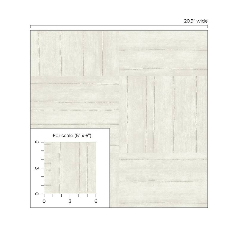 Seabrook Designs Plaza Geometric Non-Woven Unpasted Wallpaper