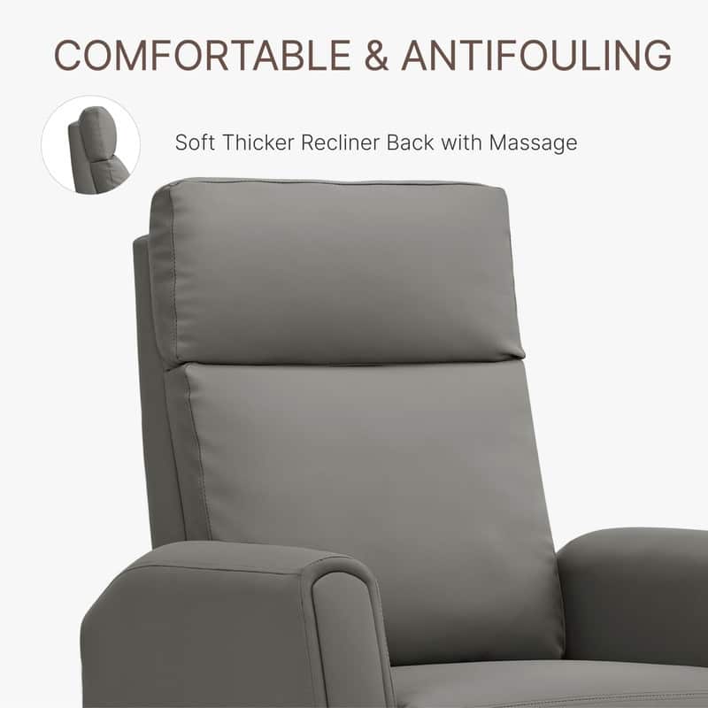 Andrea Recliner Chair with LED Lights, Heating & Massage