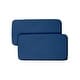 preview thumbnail 26 of 38, BreathableBaby All-in-One Fitted Sheet & Waterproof Cover for 33" x 15" Bassinet Mattress (2-Pack) Navy