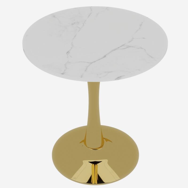 Mid-century modern style dining table accommodates 2 or 4 people