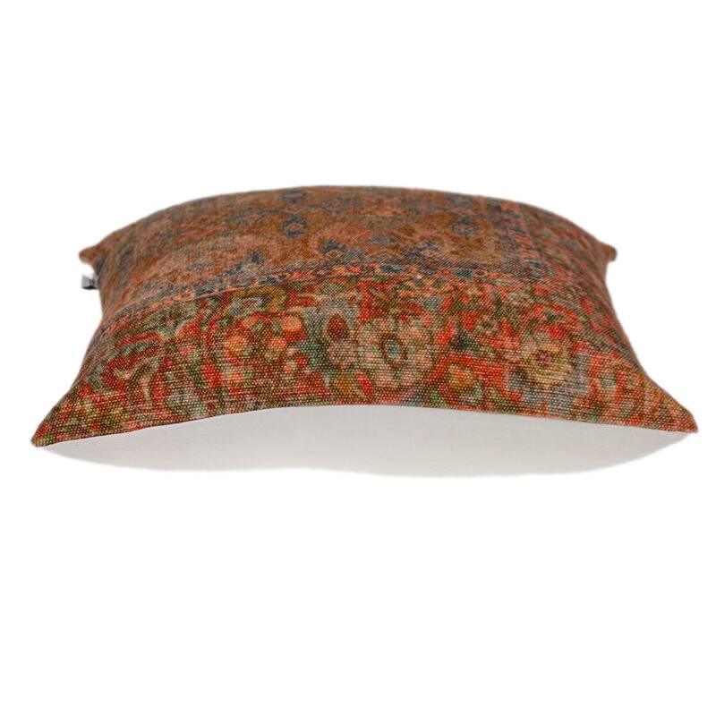 Parkland Collection Transitional Tapestry Pink Square 18" x 18" Pillow