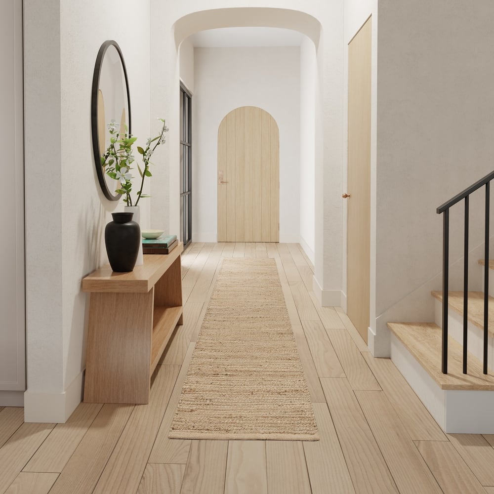 Nourison Natural Jute Indoor only Solid Area Rug