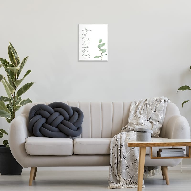 Stupell Love Each Other Deeply Wall Plaque Art Design By Lucille Price