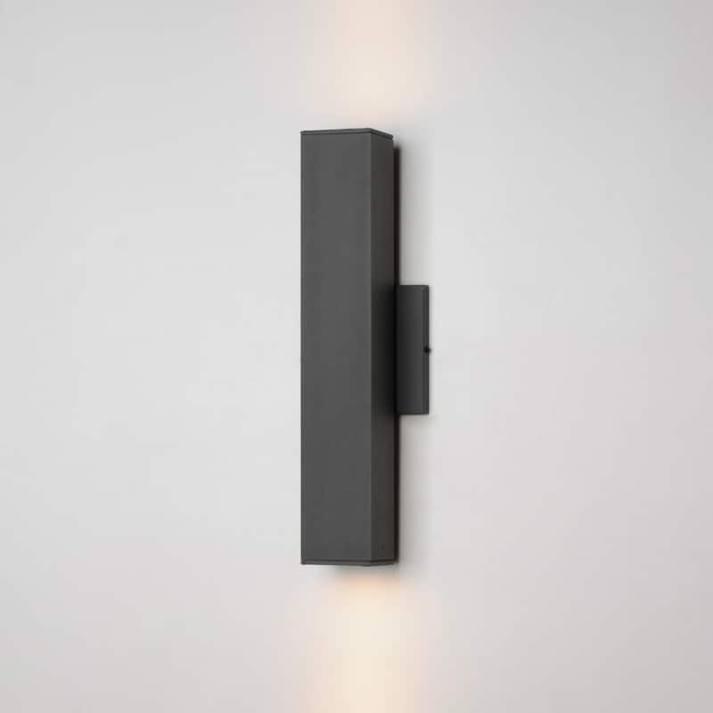 Maxim 86423 Culvert 2 Light 15" Tall LED Outdoor Wall Sconce