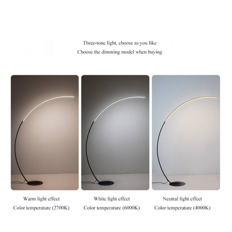 62.99-Inch Modern Led Arc Creative Long-Arm Fishing Lamp with Foot Switch