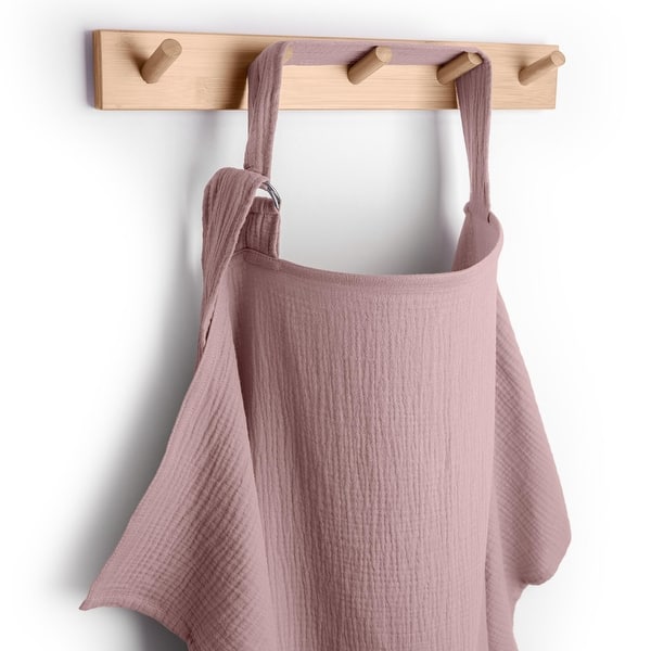 slide 2 of 75, Muslin Nursing Cover - 100% Cotton, Pack of 1 by Comfy Cubs Mauve