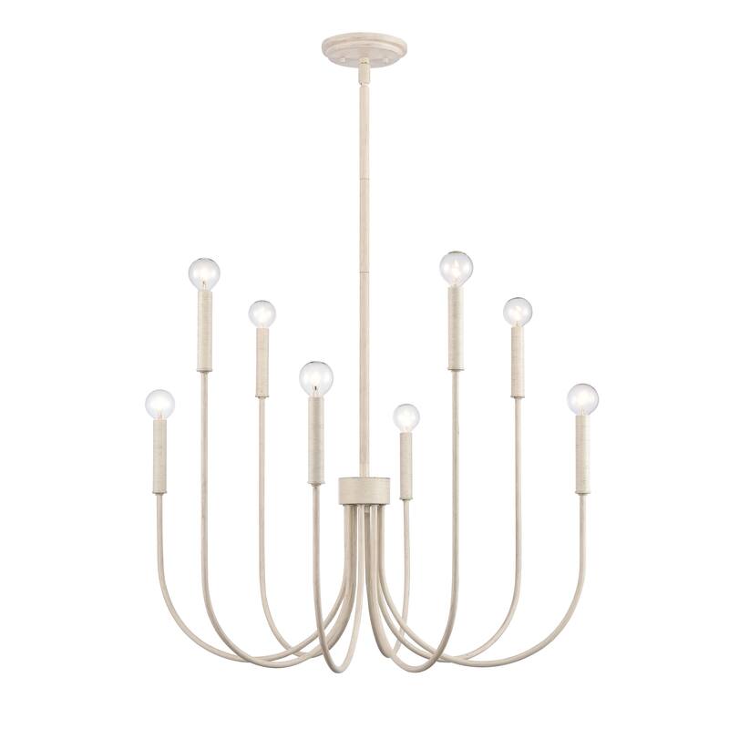 Elk Home Ulla Multiple Finishes Metal 8 Light Chandelier - Antique White