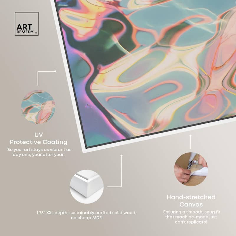 Metallic Drift I Canvas Set of 2 by Art Remedy
