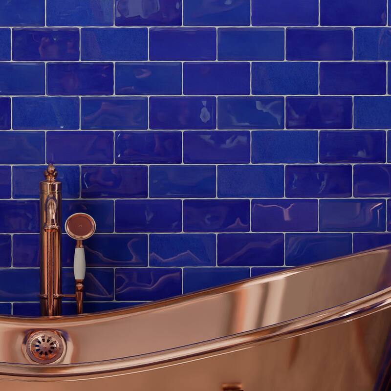 Merola Tile Viva Azul 3" x 6" Ceramic Wall Tile