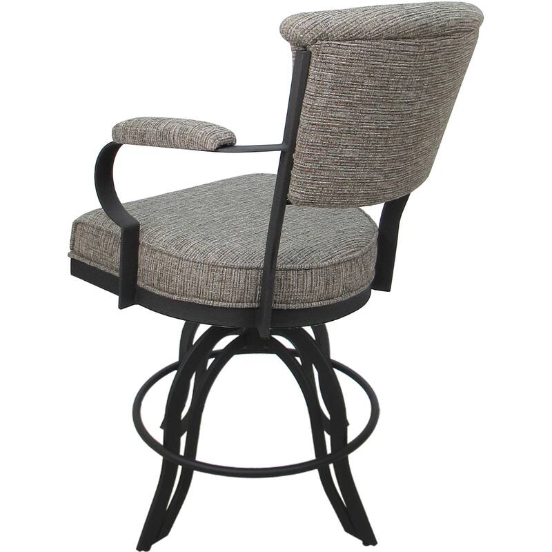 Miami Counter 26" or Bar 30" Metal Bar Stool on A Base
