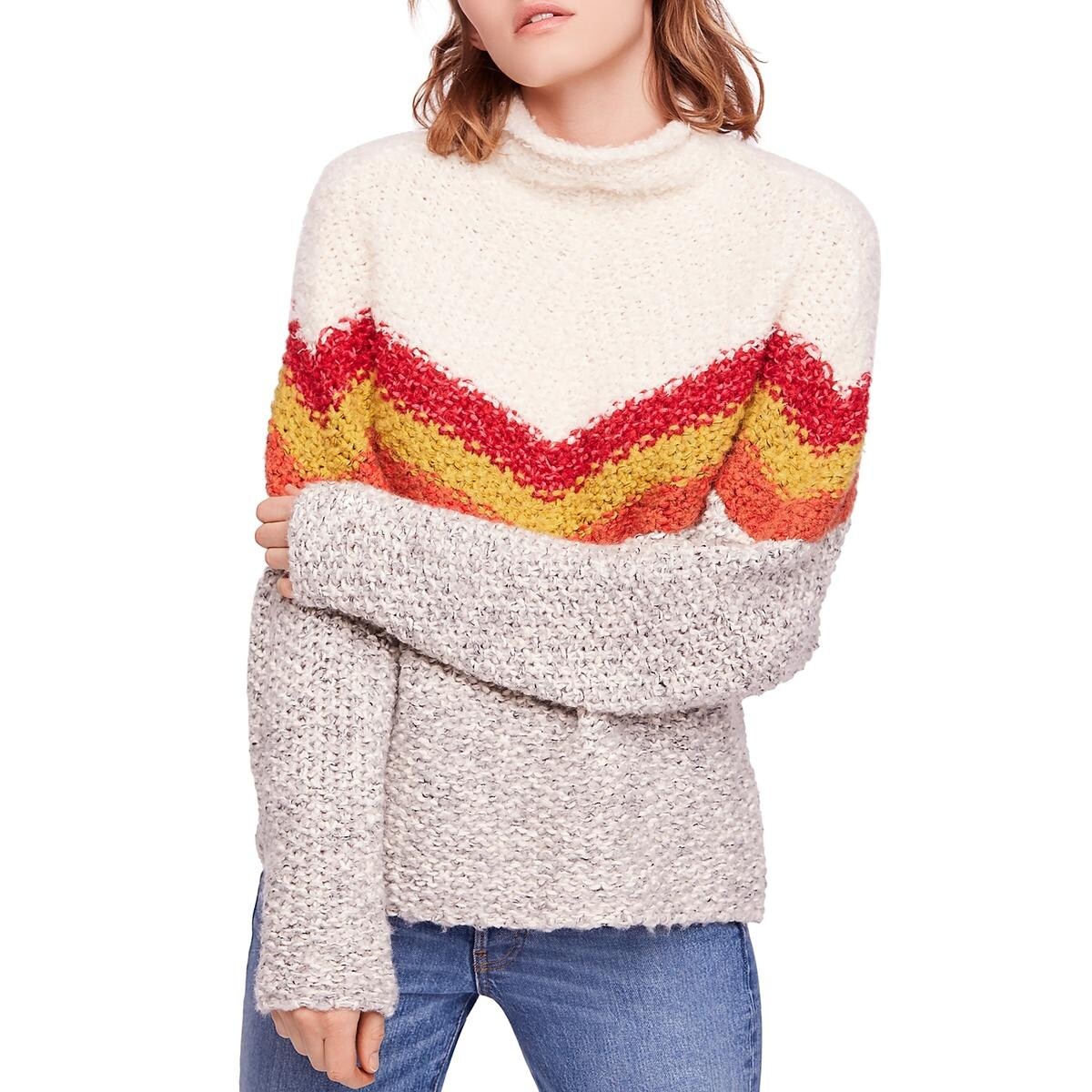 Free People Colorblock Turtleneck 2024 revistabioreview