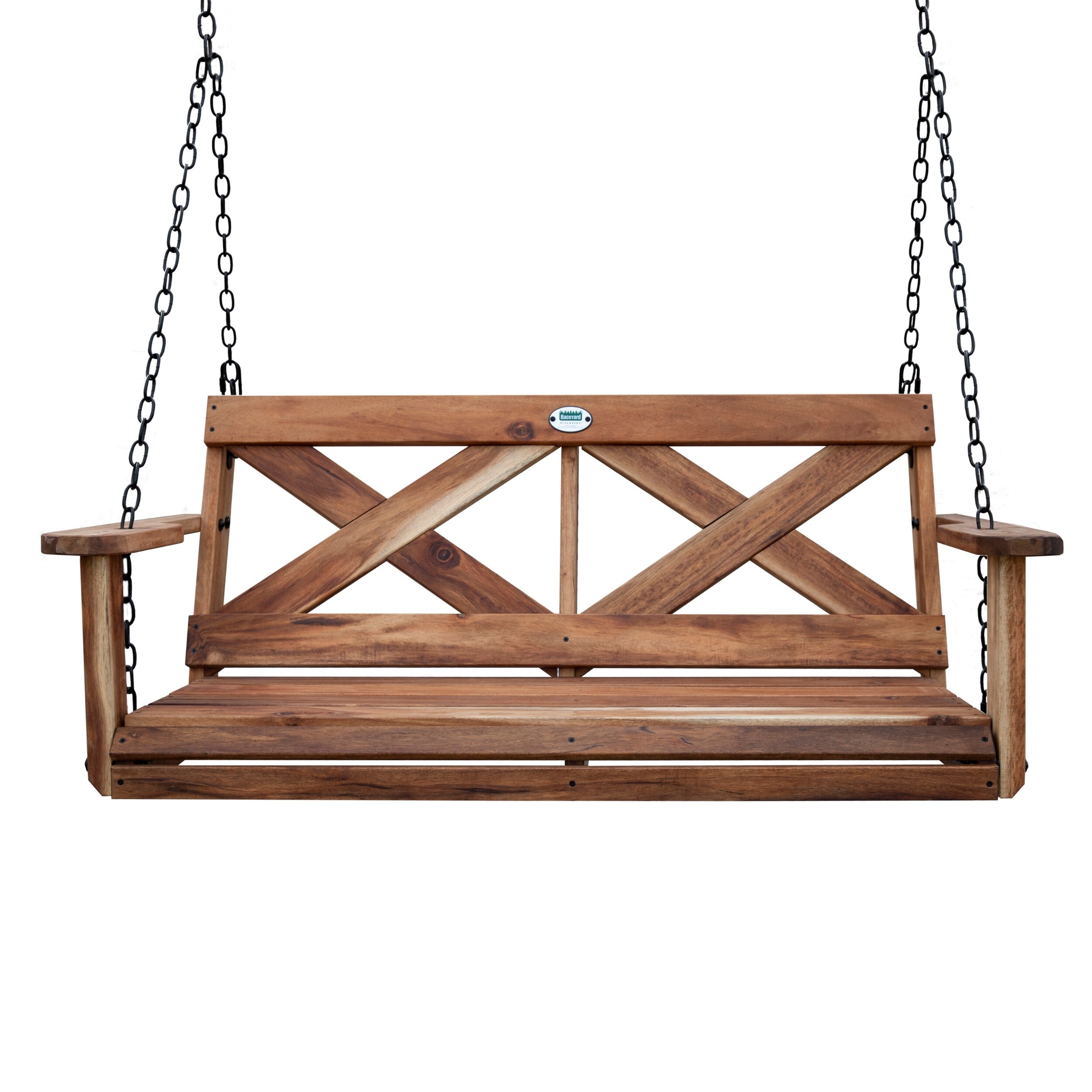 backyard discovery all cedar farmhouse porch swing