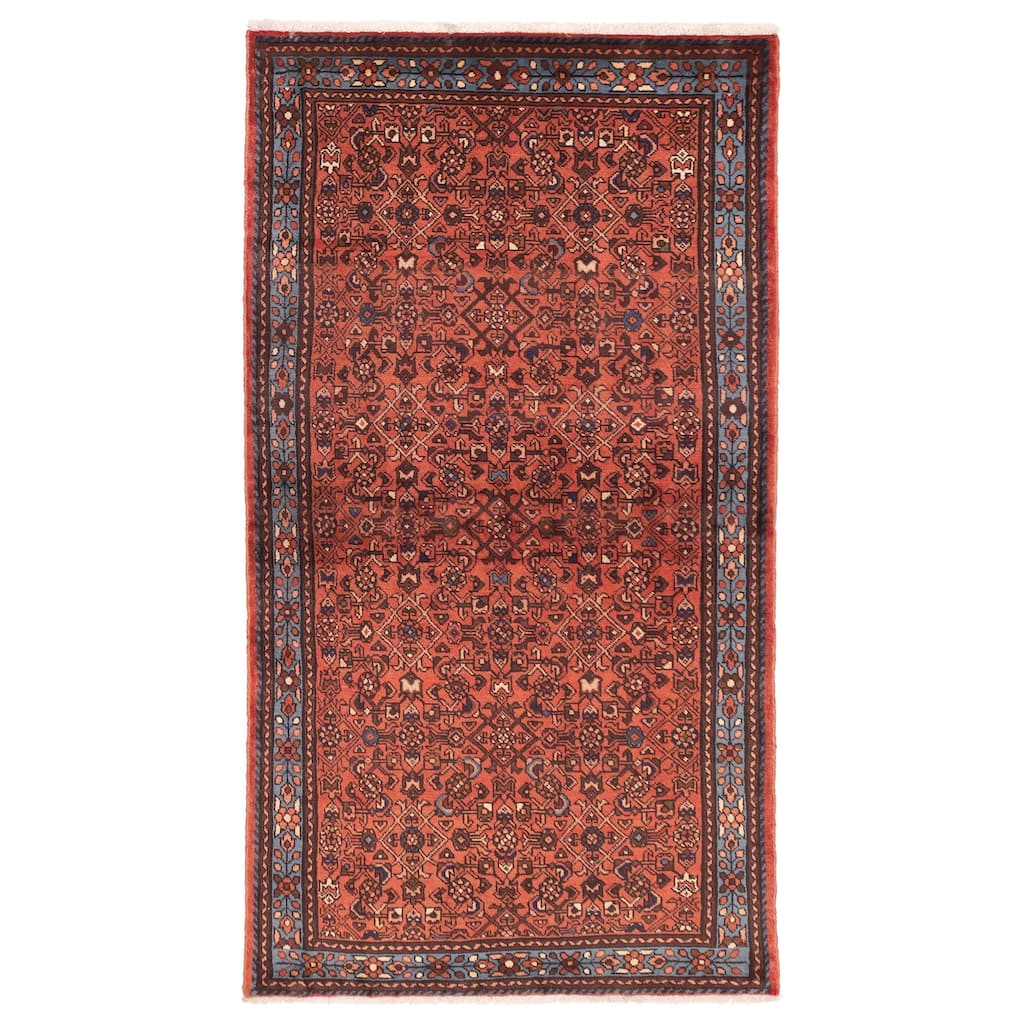 ECARPETGALLERY Hand-knotted Andelz Dark Copper Wool Rug - 3'8 x 6'7