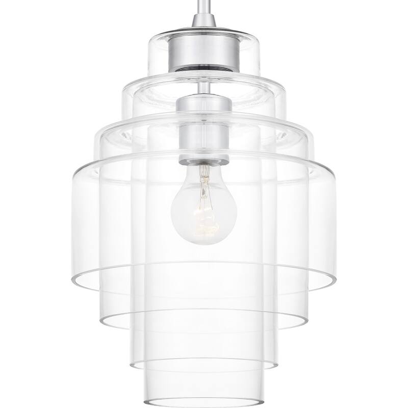Driscoll 1-Light Polished Chrome Pendant Light