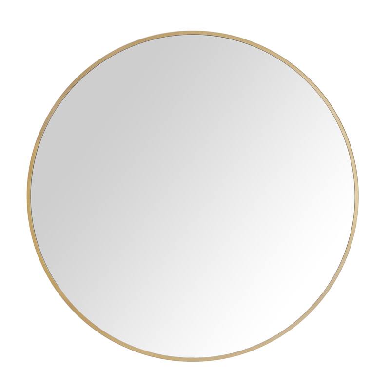 Avanity Avon Wall Mounted Mirror with Stainless Steel Frame - 24"W x 24"H - Brushed Gold