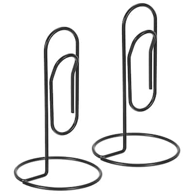 Place Card Holder, 2 Pack Memo Clip Holder Stand Paper Clip Shape