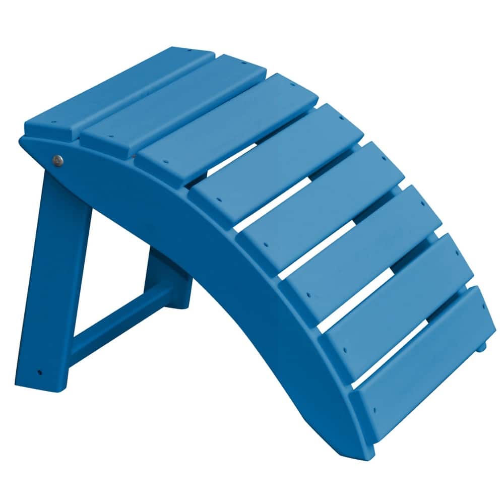 Poly Round Folding Ottoman