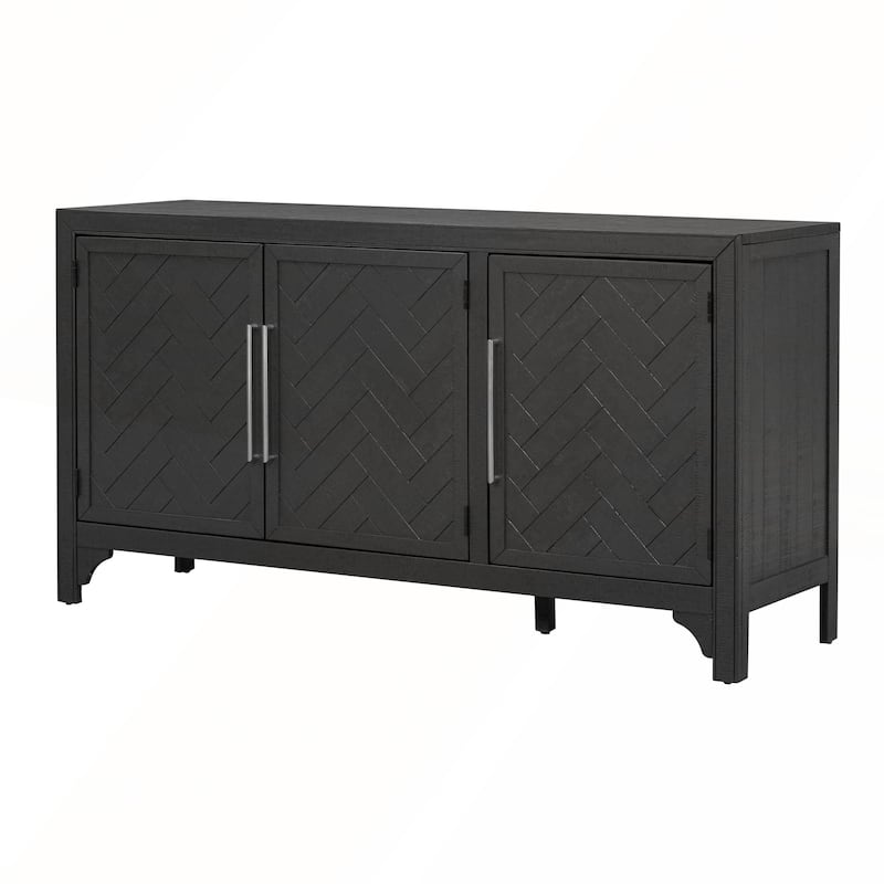 Designed Storage Cabinet Sideboard with Adjustable Shelves