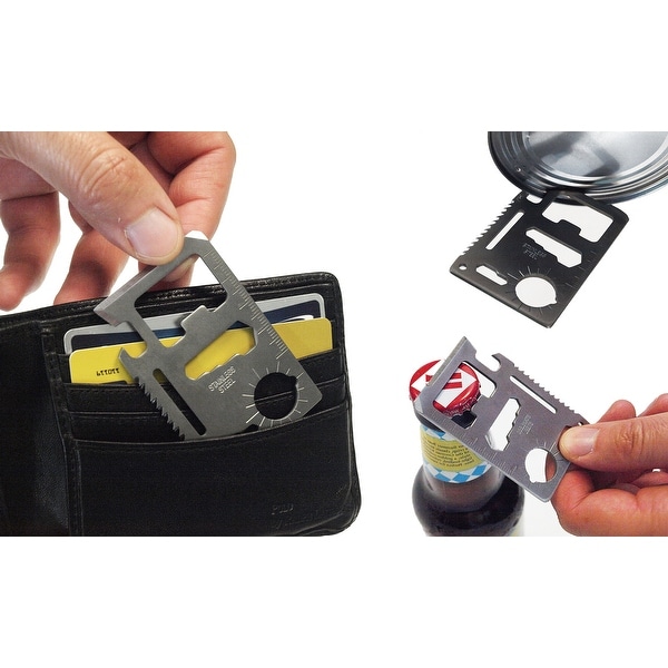 Weekend Warrior 12 in 1 Wallet Multi Tool -2 Pack