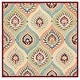 preview thumbnail 10 of 11, SAFAVIEH Handmade Heritage Lorainne Traditional Wool Rug 6' Square - Green/Rust - Square