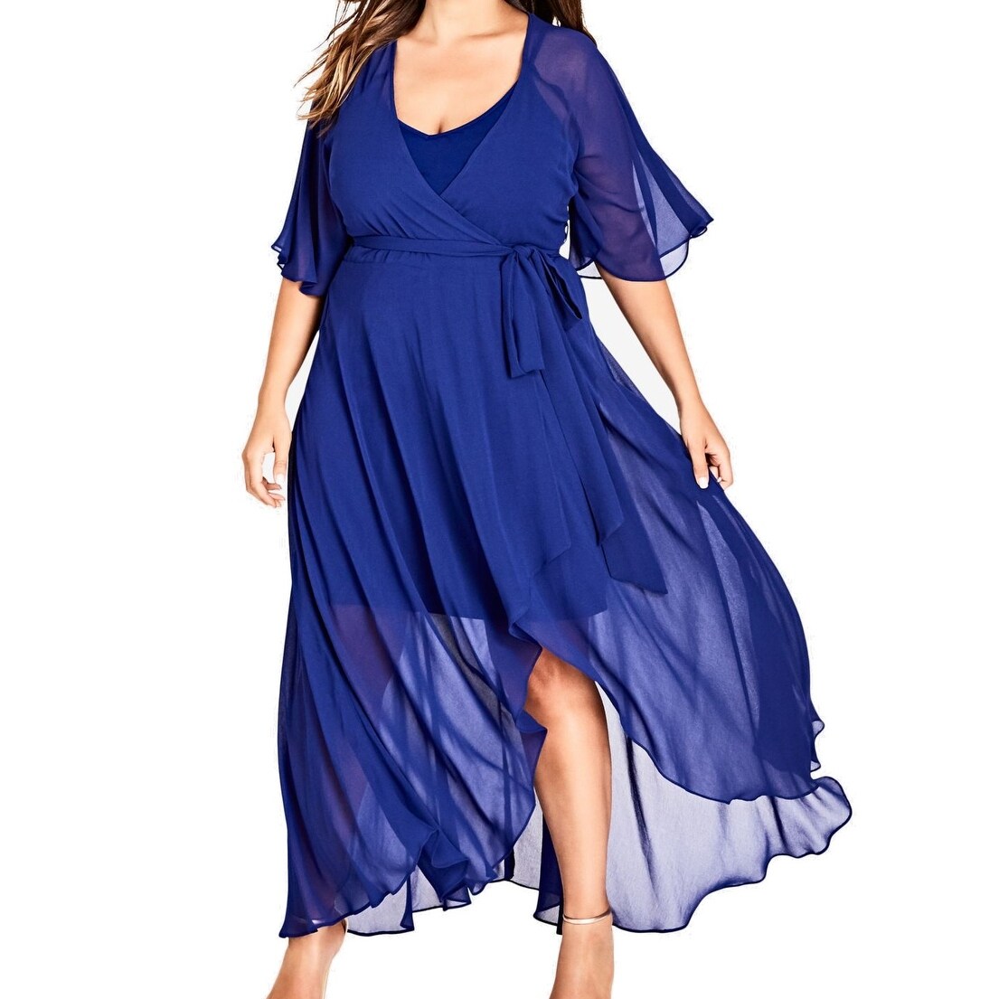 cobalt blue dress size 18