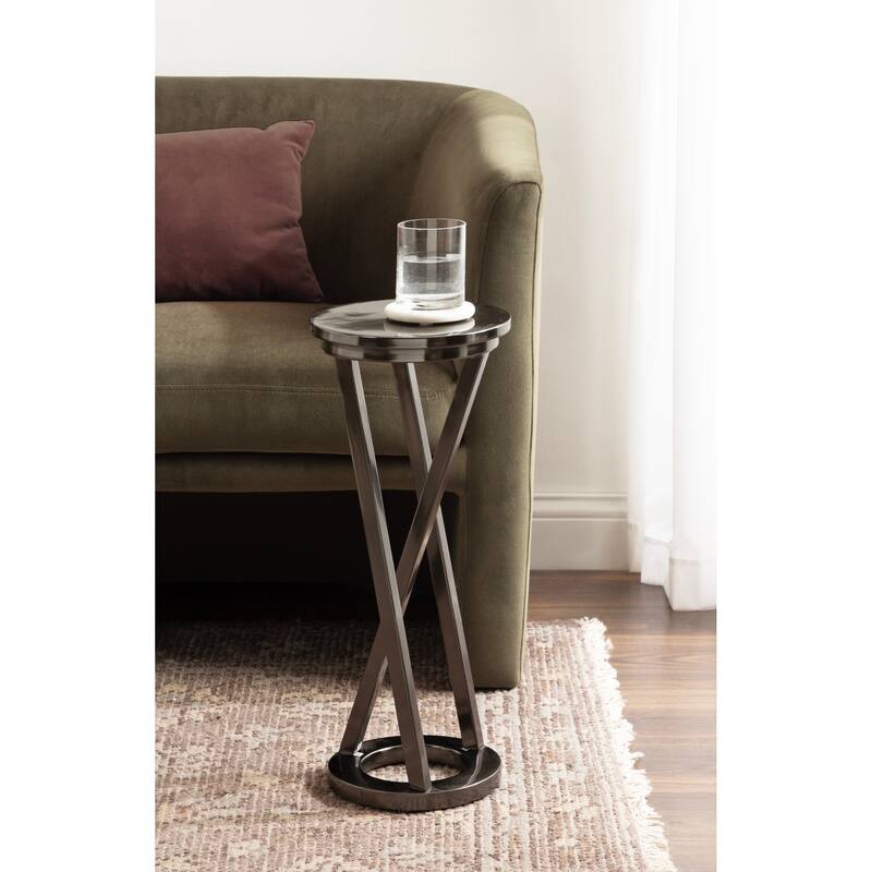 Kate and Laurel Aja Modern Metal Drink Table