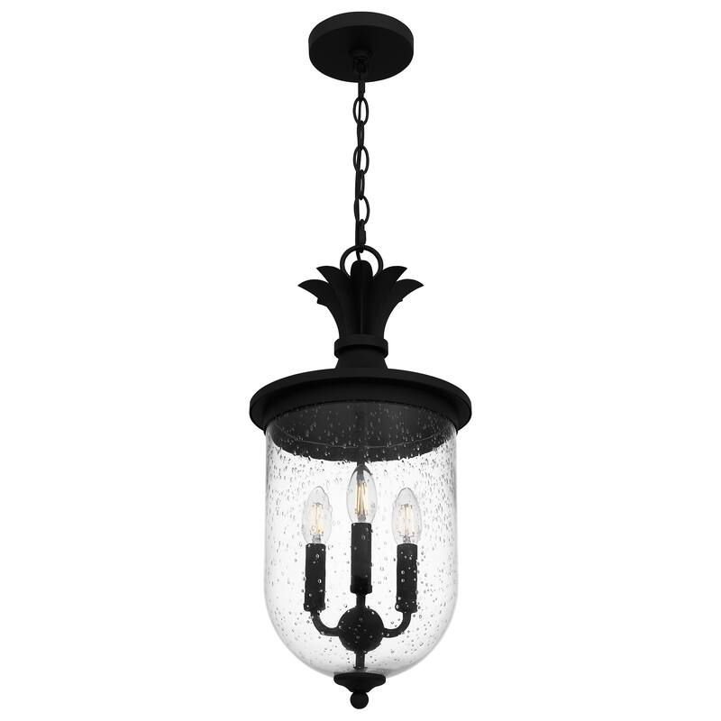 Havana 3-Light Earth Black Mini Pendant Light