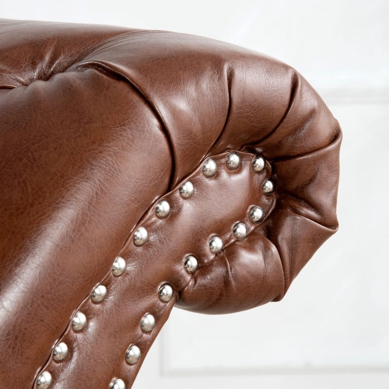Tufted Or PU Armless Chaise Lounge